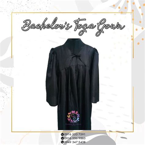 Graduation Toga Gown with Ribbon lock (Academic Gown).